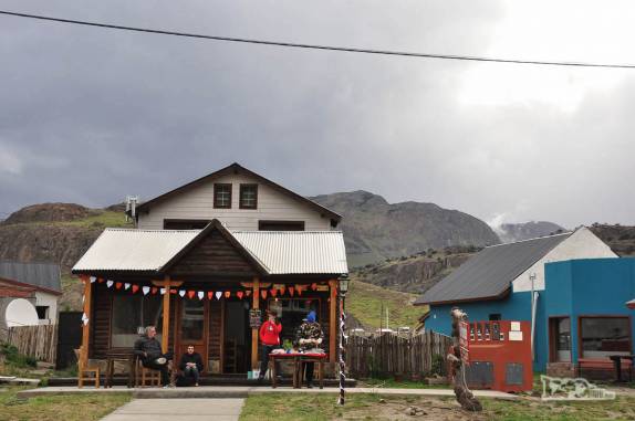 Pequeno restaurante em El Chaltén, ao lado do Parque Nacional Los Glaciares, na Argentina